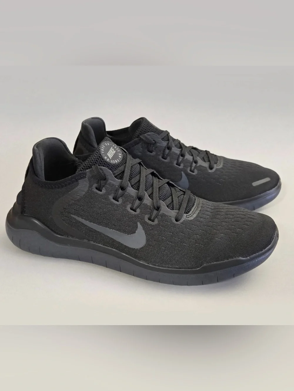 Nike Free RN Black Anthracite 942836-002 Running Sneakers Shoes-Mens 13